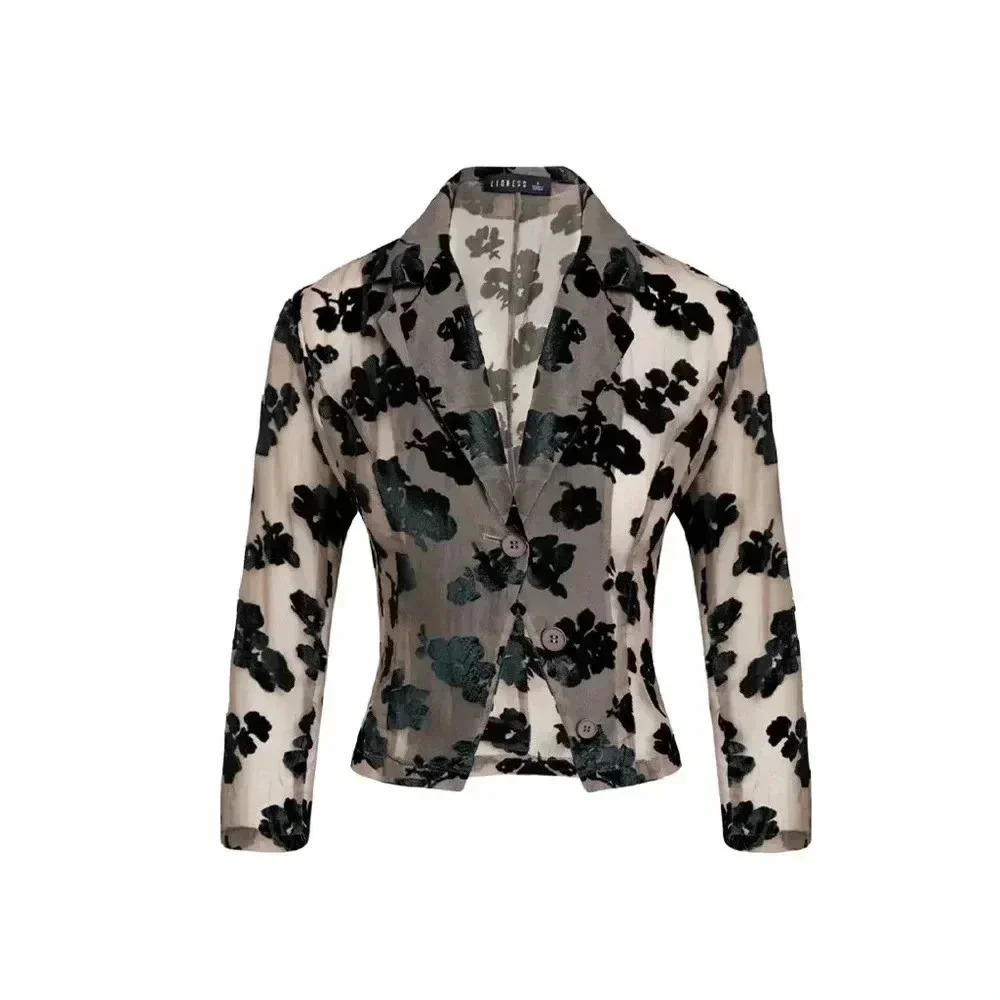 Revolve Lioness  Kenny Nineties Semi-Sheer Floral Top - Picture 5 of 12